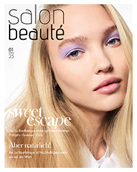 Aktuelle Salon Beauté 01/25, das Beauty-Magazin von La Biosthétique.